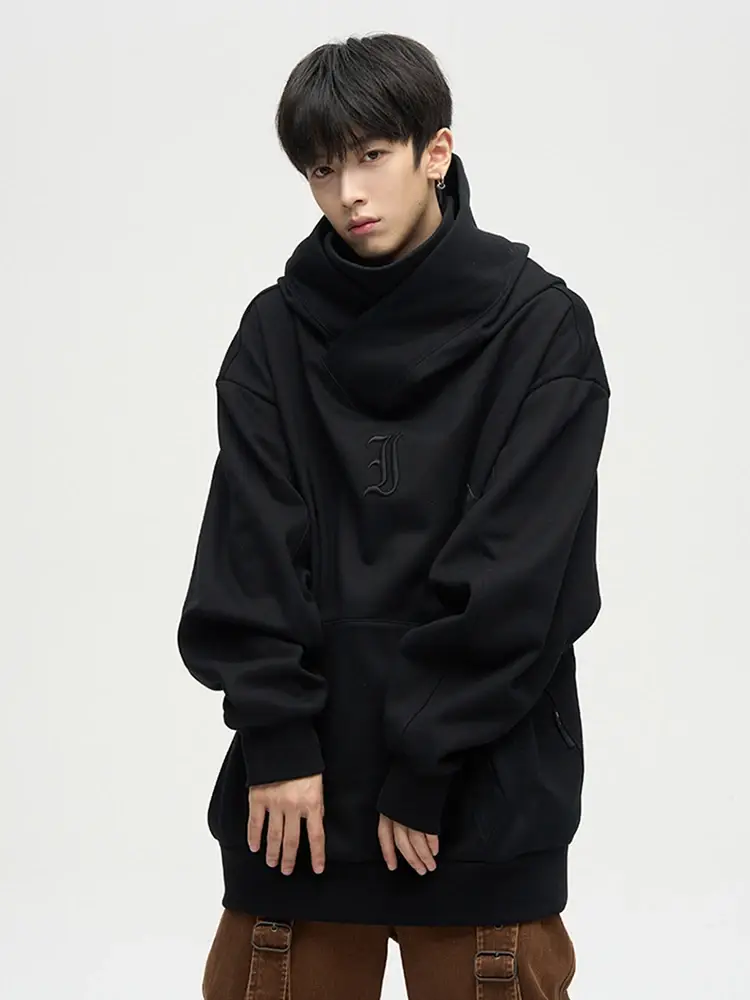 Sweat-a-capuche-oversize-a-col-montant-picture-10