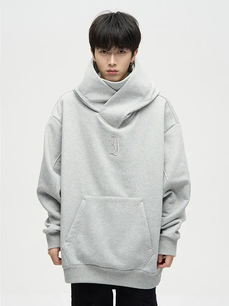 Sweat-a-capuche-oversize-a-col-montant-picture-11