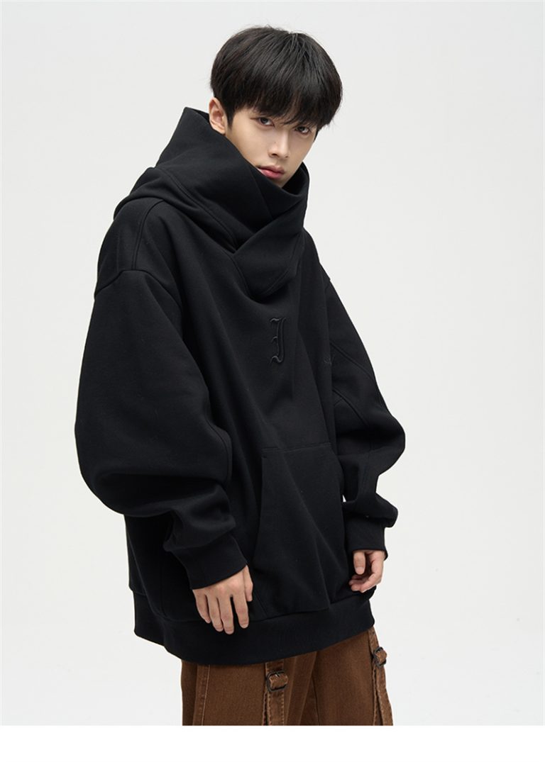 Sweat-a-capuche-oversize-a-col-montant-picture-6