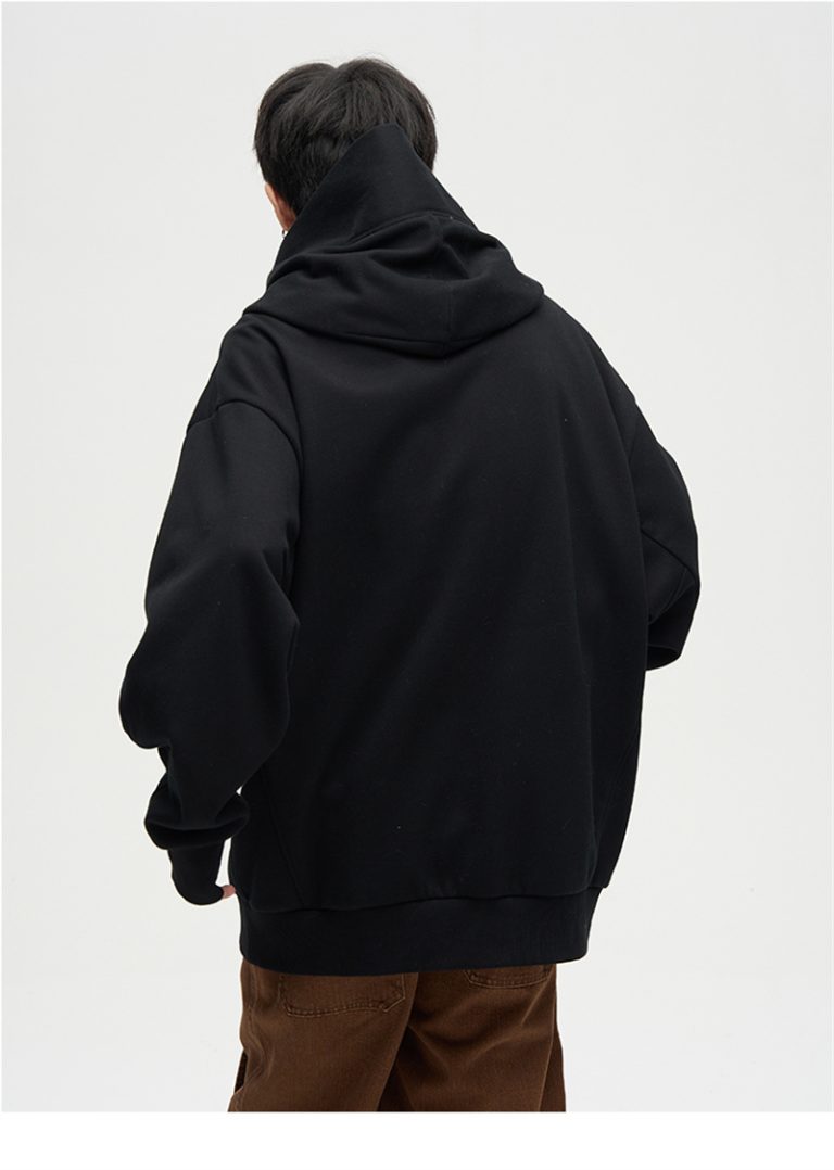 Sweat-a-capuche-oversize-a-col-montant-picture-7