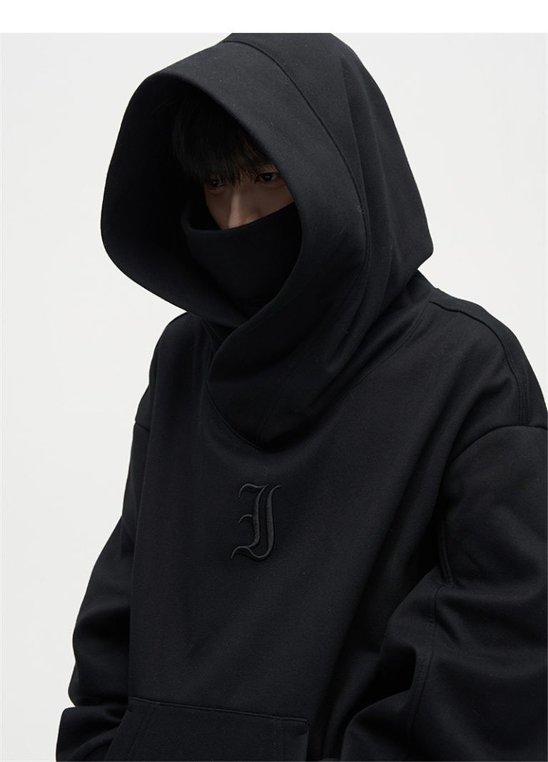 Sweat-a-capuche-oversize-a-col-montant-picture-9