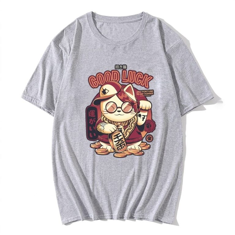 T-shirt-maneki-neko-lucky-cat-Good-Luck-watermark-1919