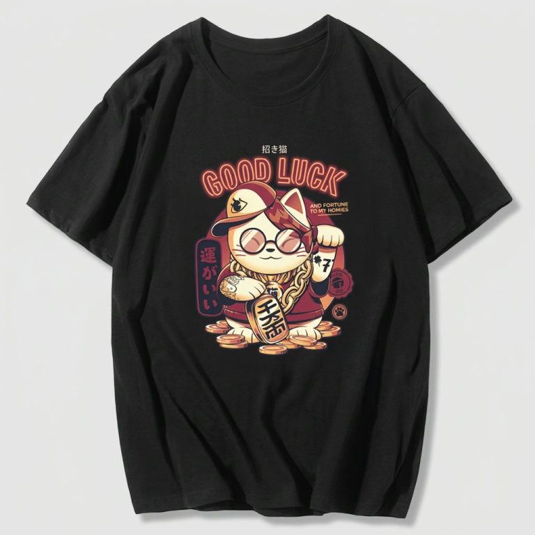 T-shirt-maneki-neko-lucky-cat-Good-Luck-watermark-5621