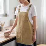Tablier de travail japonais déperlant dos croisé