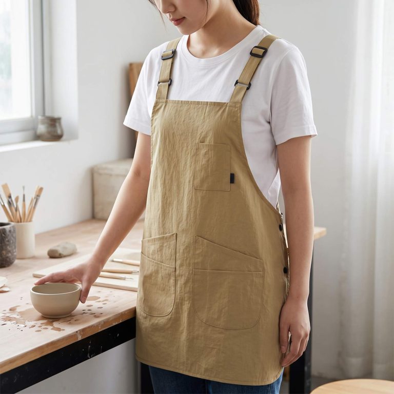 Tablier de travail japonais déperlant dos croisé
