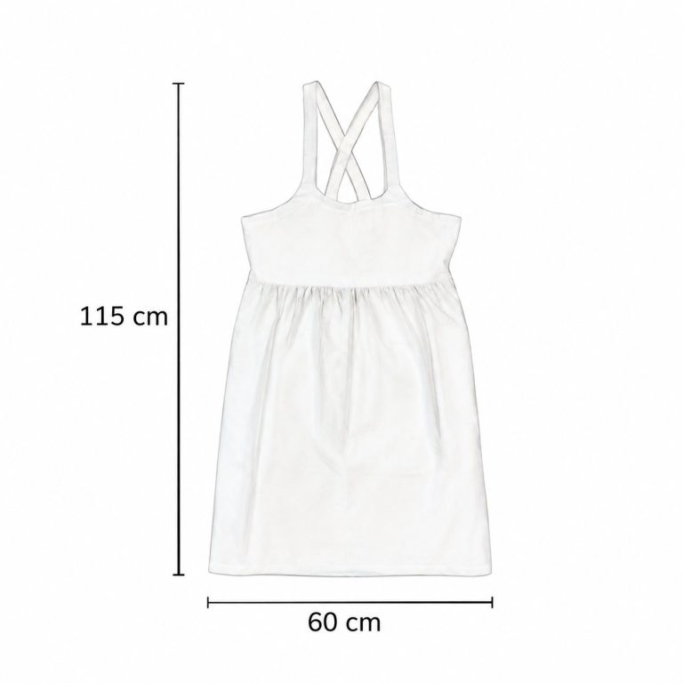 Tablier japonais en coton et lin dos croisé