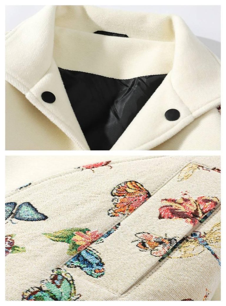 Veste-brodee-homme-a-papillons-et-fleurs-picture-4