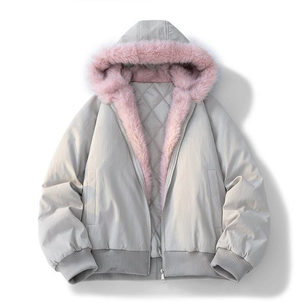 Veste hiver avec capuche fourrure