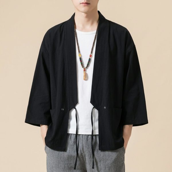 Veste kimono homme style haori oversize