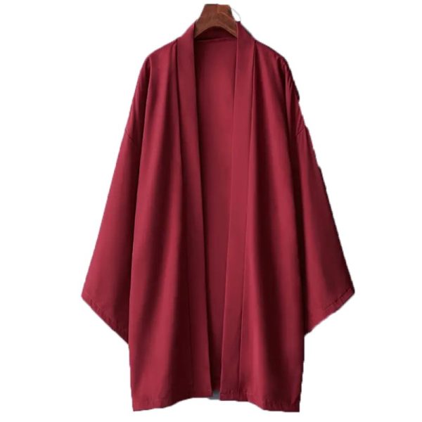 Veste style kimono homme unie à col châle