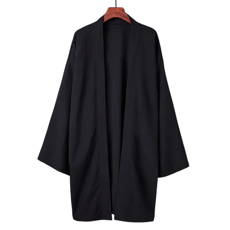 Veste-style-kimono-homme-unie-a-col-chale-picture-5