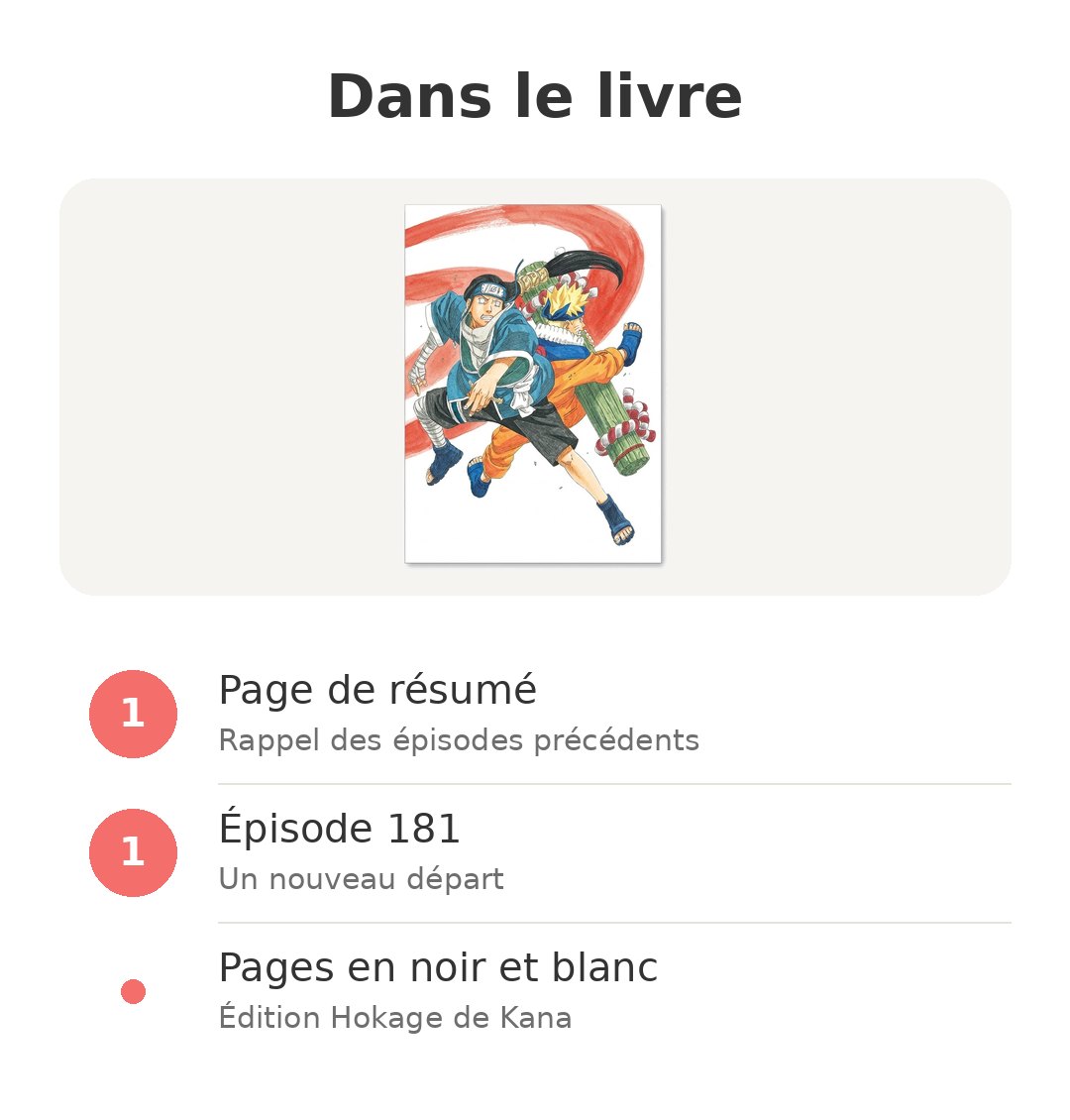 Naruto édition Hokage - Tome 11 Contenu de la boîte : Naruto Hokage tome 11