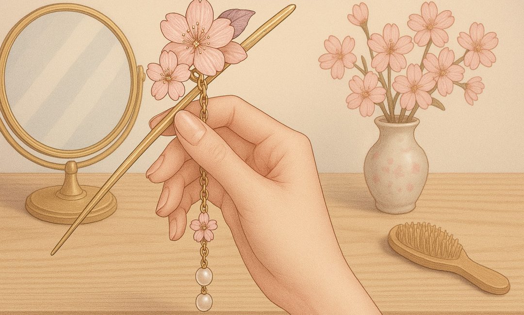 Épingle à cheveux japonaise