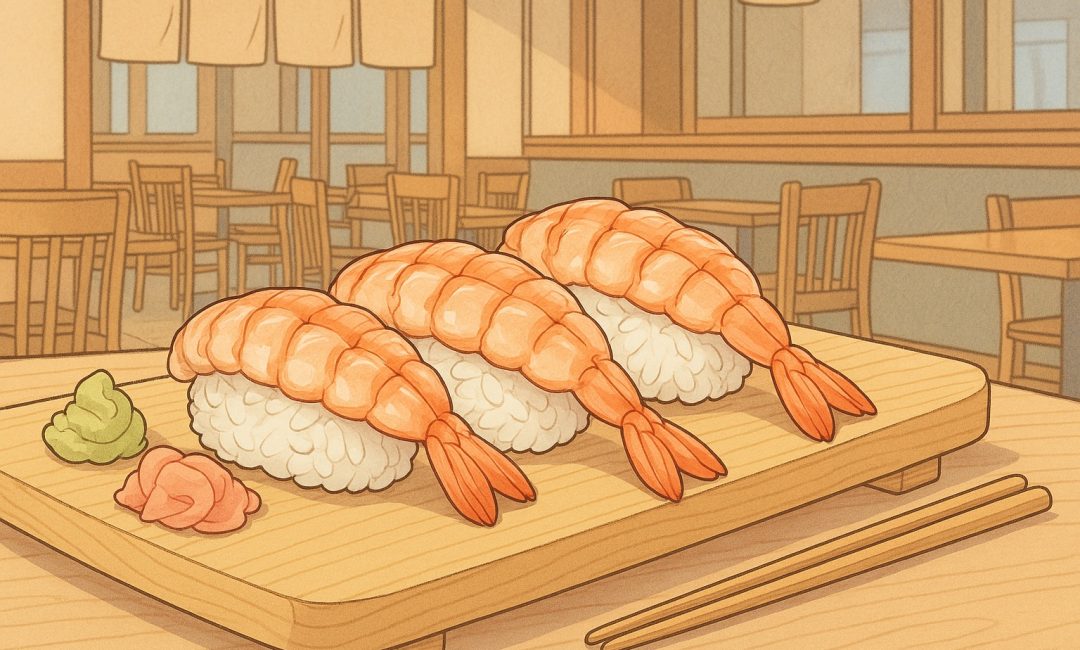 Recette de sushi au crevette