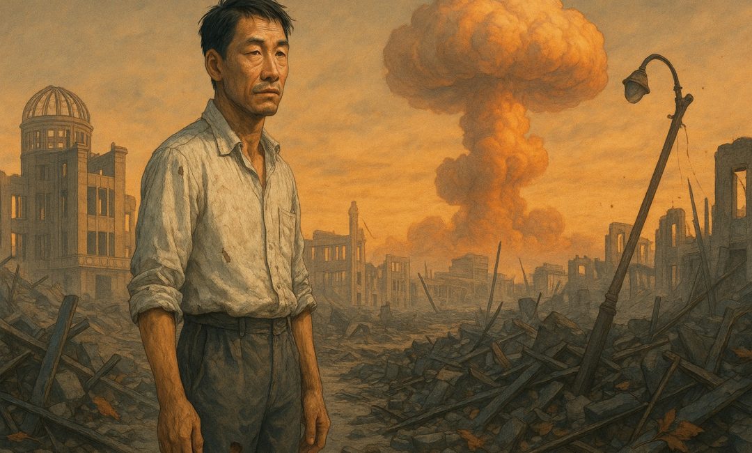 homme qui a survécu a deux bombes