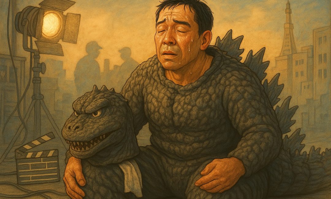 le Premier Costume de Godzilla Pesait 100 Kilos